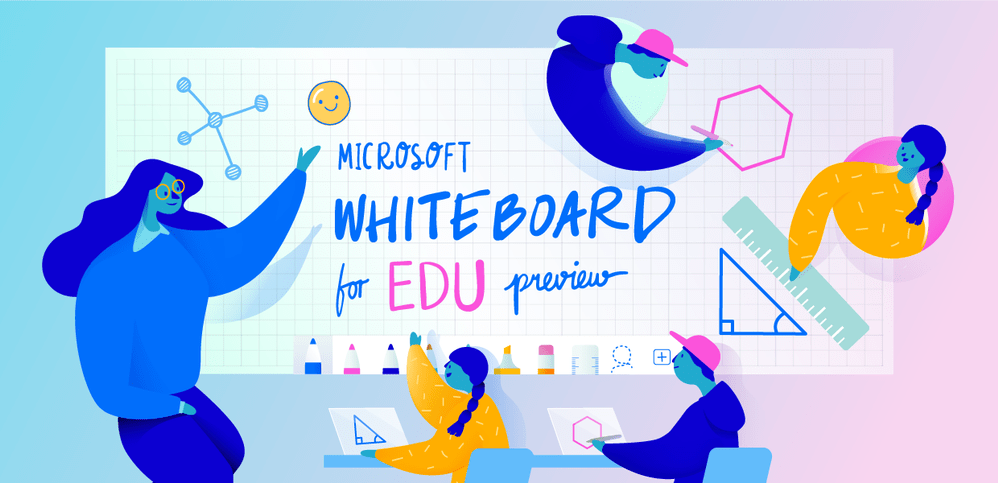 Aumente la participación de los estudiantes con Microsoft Whiteboard para Educación y tecnología de proyección inalámbrica
